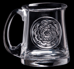 DARTINGTON CRYSTAL HISTORIC ROYAL PALACES TUDOR ROSE TANKARD